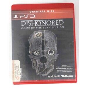 PS3 Dishonored Game of the Year Edition Playstation 3 Mature Stealth NO MANUAL